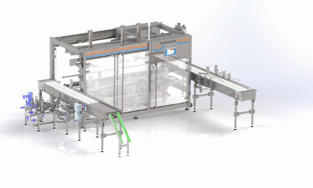 The Slimline 50 semi-automatic keg washer & filler